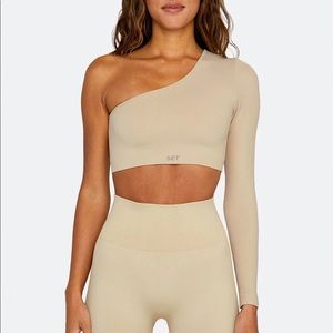 SET ACTIVE Long Sleeve One Shoulder Bra